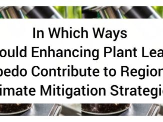 In Which Ways Could Enhancing Plant Leaf Albedo Contribute to Regional Climate Mitigation Strategies