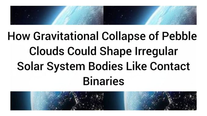 How Gravitational Collapse of Pebble Clouds Could Shape Irregular Solar System Bodies Like Contact Binaries