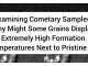 Examining Cometary Samples: Why Might Some Grains Display Extremely High Formation Temperatures Next to Pristine Ice