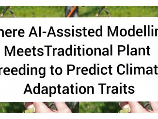 Where AI-Assisted Modelling Meets Traditional Plant Breeding to Predict Climate Adaptation Traits