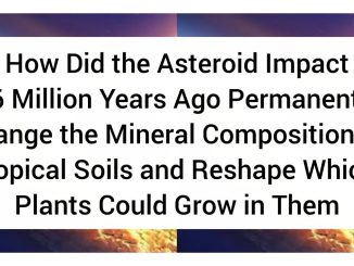 How Did the Asteroid Impact 66 Million Years Ago Permanently Change the Mineral Composition of Tropical Soils and Reshape Which Plants Could Grow in Them